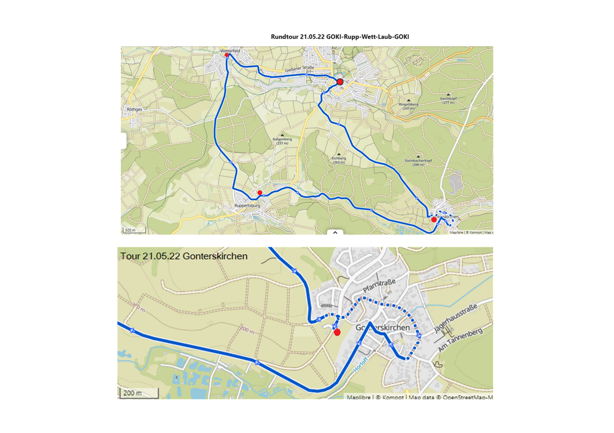 2te Radtour zum Stadtradeln in Laubach