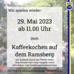 traditionelles Kaffeekochen auf dem Ramsberg