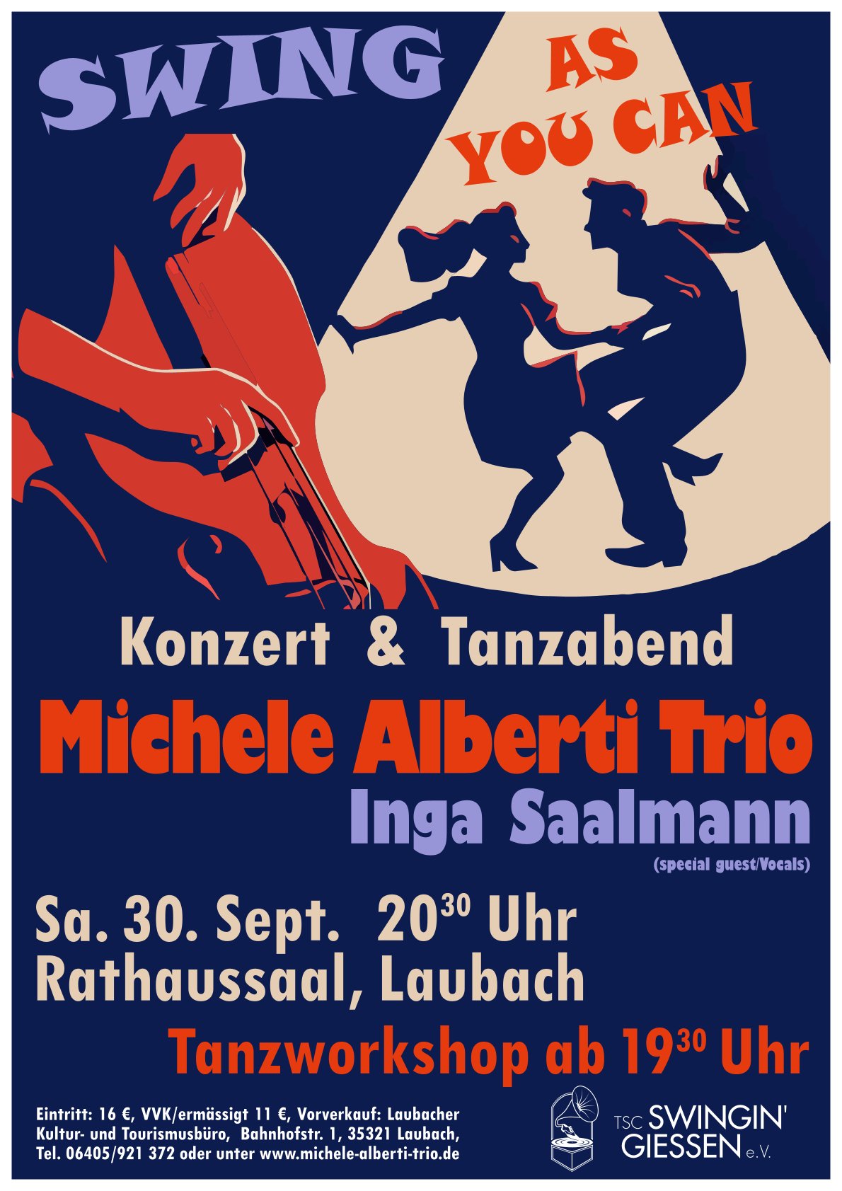 Swing as you can – Jazz-Konzert und Tanzabend