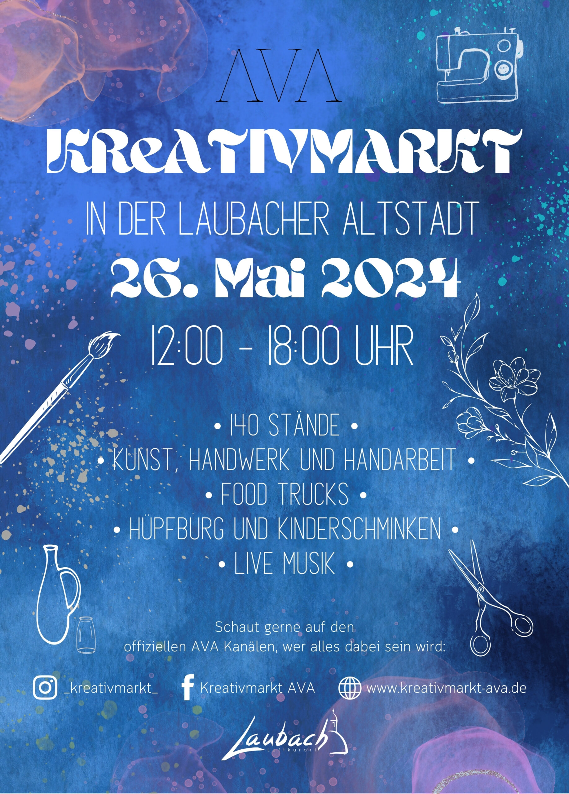 Kreativmarkt in der Altstadt Laubach