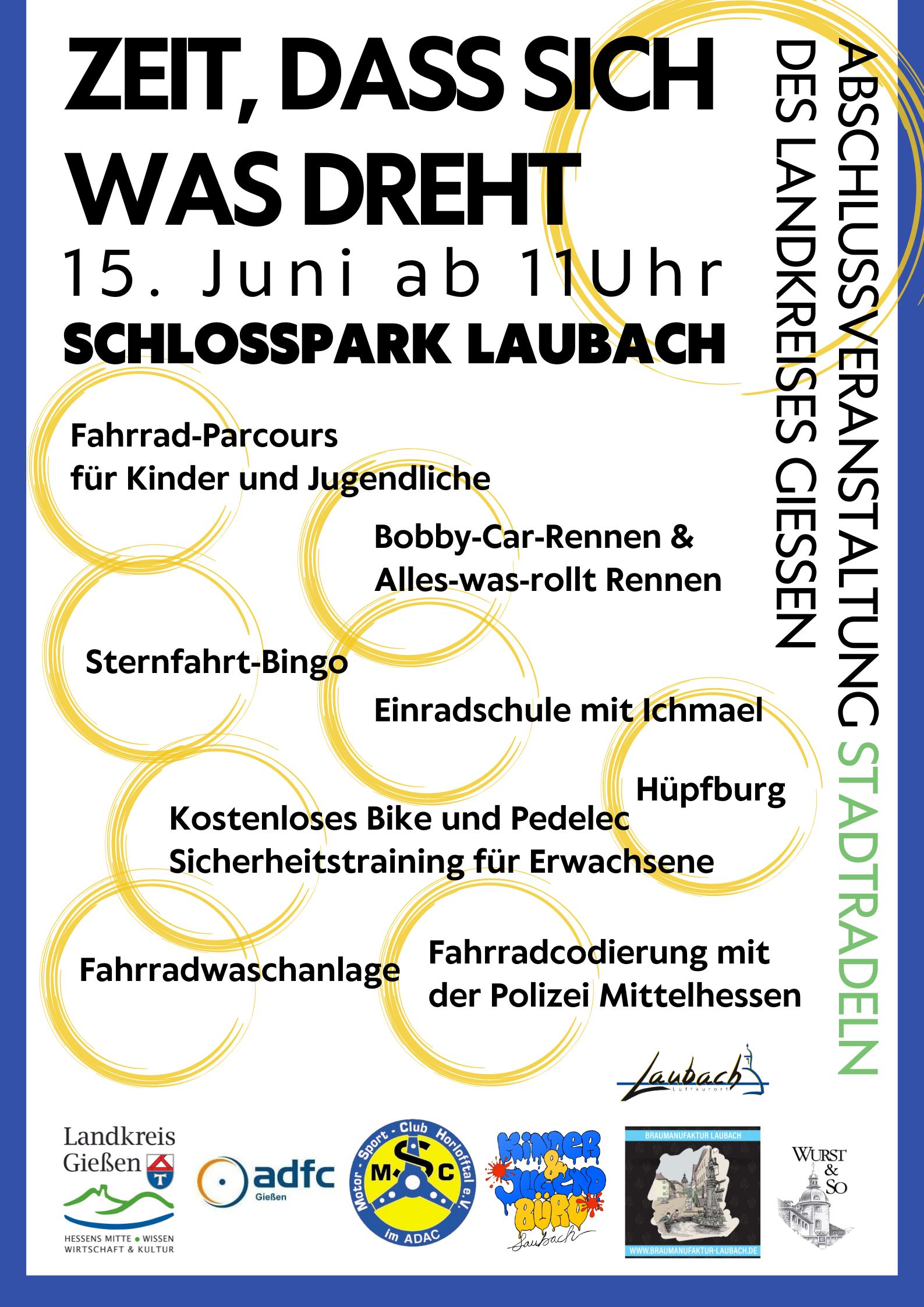 "Zeit, dass sich was dreht" Abschlussveranstaltung zum Stadtradeln