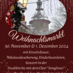 Weihnachtsmarkt Laubach auf dem Marktplatz und Kirchplatz